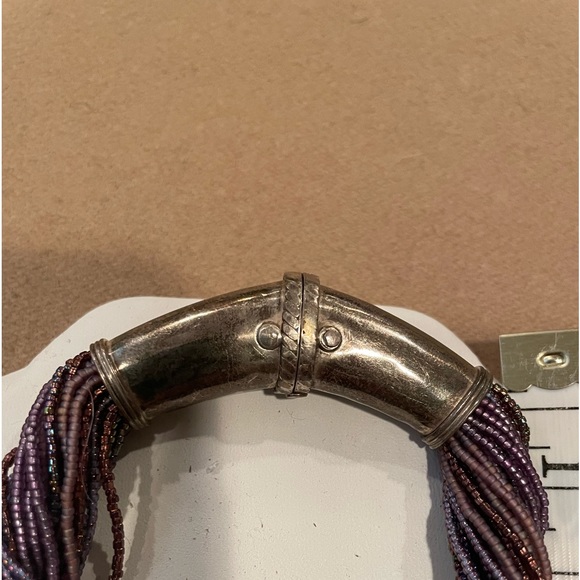 Purple Beaded Necklace - Picture 6 of 6